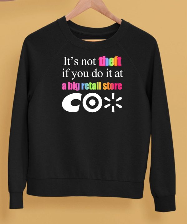 Its Not Theft If You Do It At A Big Retail Store Co Shirt5