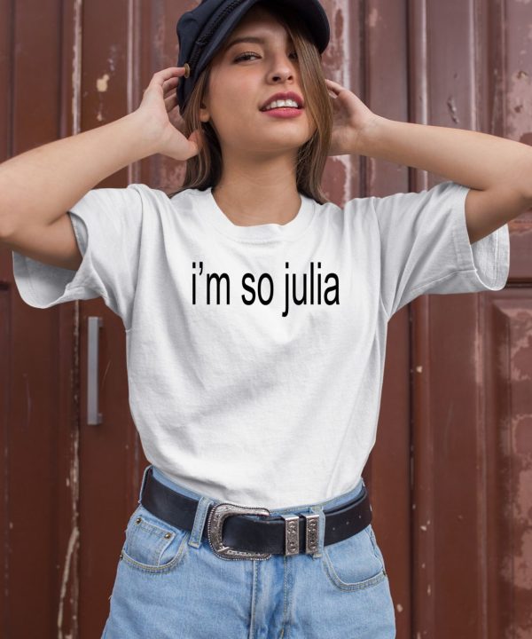 Jake Shane Wearing Im So Julia Shirt