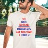 Jamaal Bowman Wearing No Hate No Fear Immigrants Are Welcome Here Shirt3