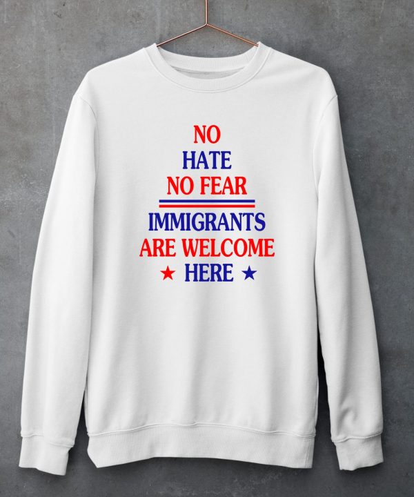 Jamaal Bowman Wearing No Hate No Fear Immigrants Are Welcome Here Shirt5