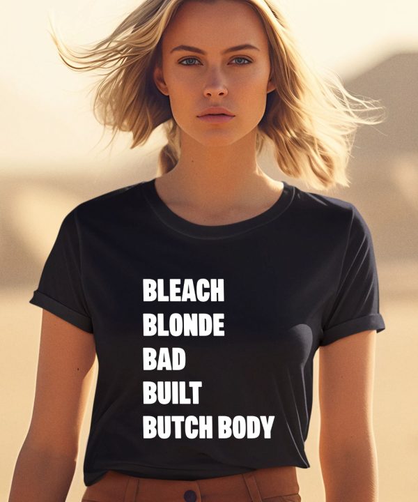 Jasmine Crockett Wearing Bleach Blonde Bad Built Butch Body Shirt2