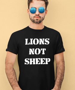 Julian Edelman Wearing Lions Not Sheep Shirt1