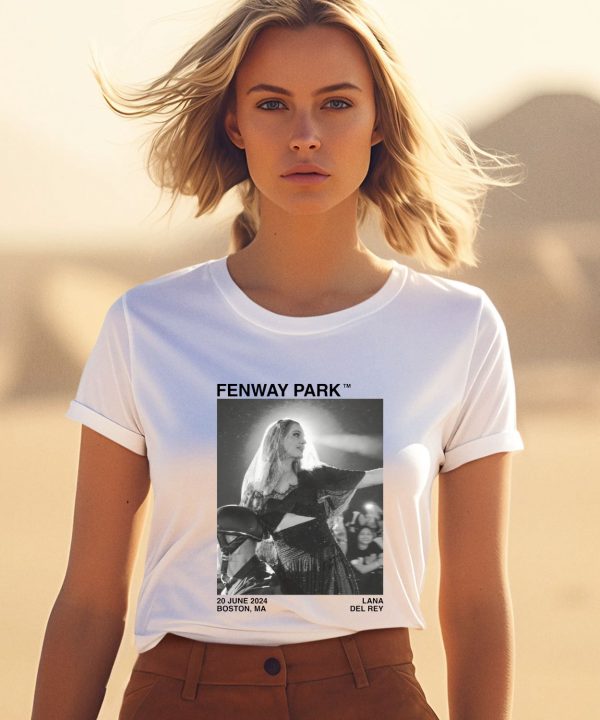 Lana Del Rey Merch Photo Fenway Park Shirt