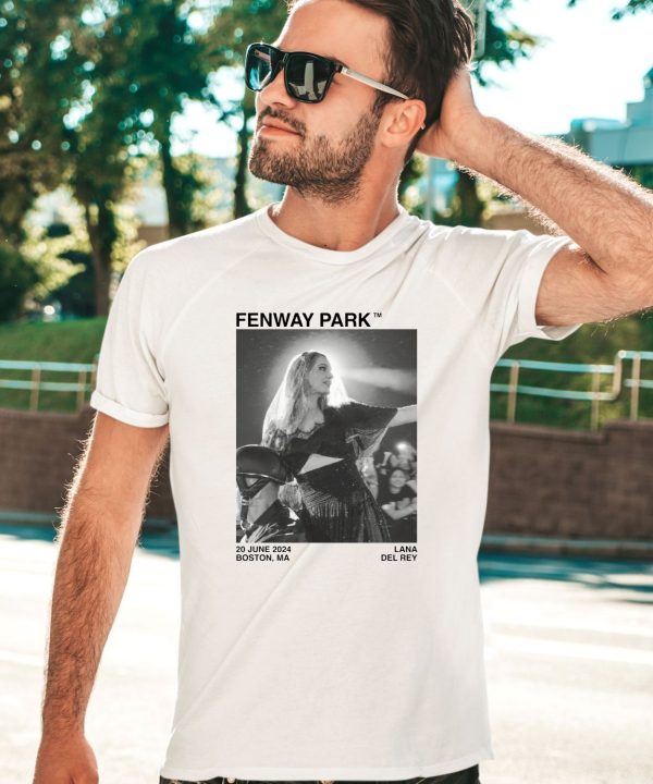 Lana Del Rey Merch Photo Fenway Park Shirt3