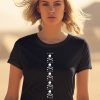 Louis Tomlinson Wearing Mastermind Japan Vertical Repeat Logo Shirt
