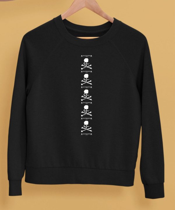 Louis Tomlinson Wearing Mastermind Japan Vertical Repeat Logo Shirt5