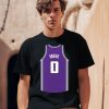 Malik Monk Sacramento Jersey Qiangy Shirt0