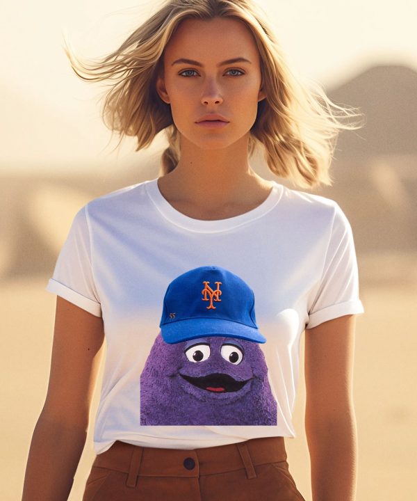 Mcdonaldland Grimace Mets Shirt1