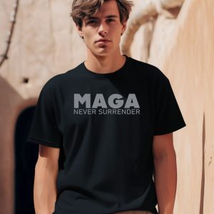 Ryann Mcenany Wearing Maga Never Surrender Shirt