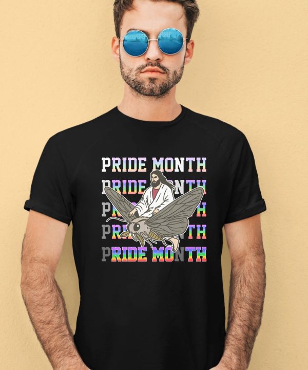 Shirts That Go Hard Pride Month Ride Moth Shirt