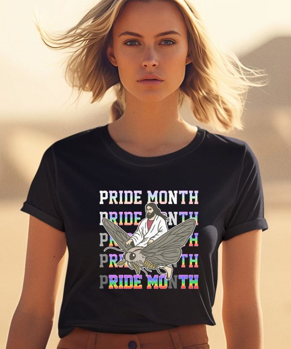 Shirts That Go Hard Pride Month Ride Moth Shirt2