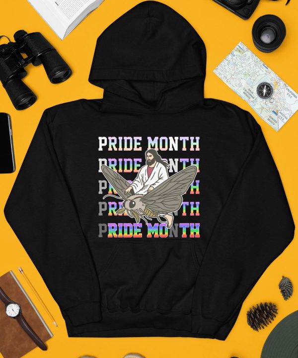 Shirts That Go Hard Pride Month Ride Moth Shirt4