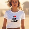 Suki Waterhouse Wearing I Love My Ipad Shirt1