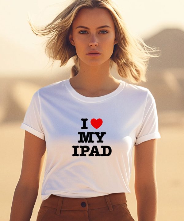 Suki Waterhouse Wearing I Love My Ipad Shirt1