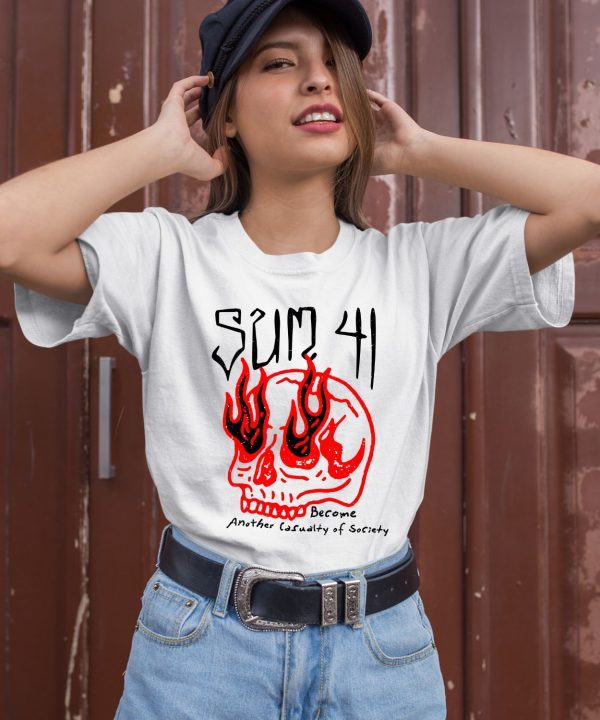 Sum 41 Store Skull Sketch Shirt