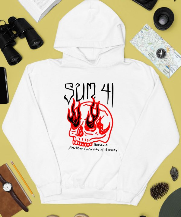 Sum 41 Store Skull Sketch Shirt4