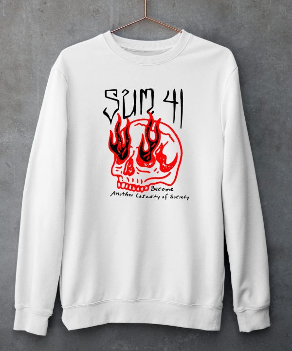 Sum 41 Store Skull Sketch Shirt5