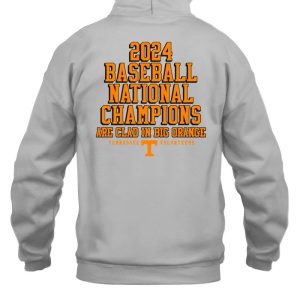 Tennessee Volunteers 2024 Baseball National Champions Are Clad In Big Orange Hoodie1