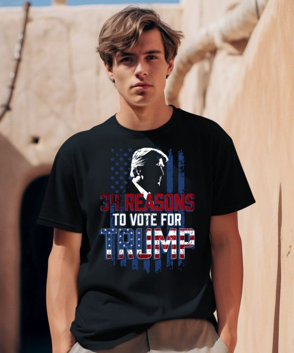 Terrence K Williams 34 Reasons To Vote For Donald Trump Shirt