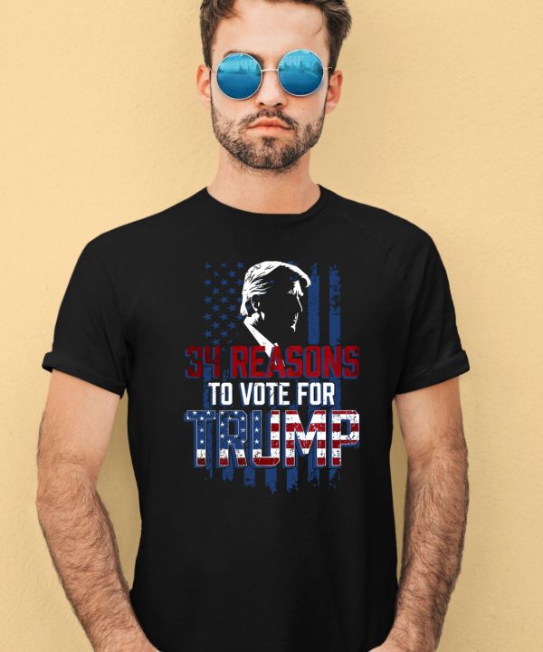 Terrence K Williams 34 Reasons To Vote For Donald Trump Shirt1