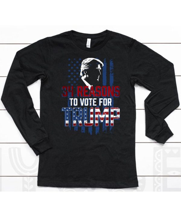 Terrence K Williams 34 Reasons To Vote For Donald Trump Shirt6