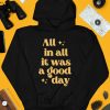 Tim Tracker Merch All In All It Was A Good Day Shirt4