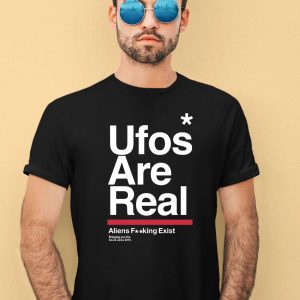 Tom Delonge Wearing Ufos Are Real Aliens Fucking Exist Shirt