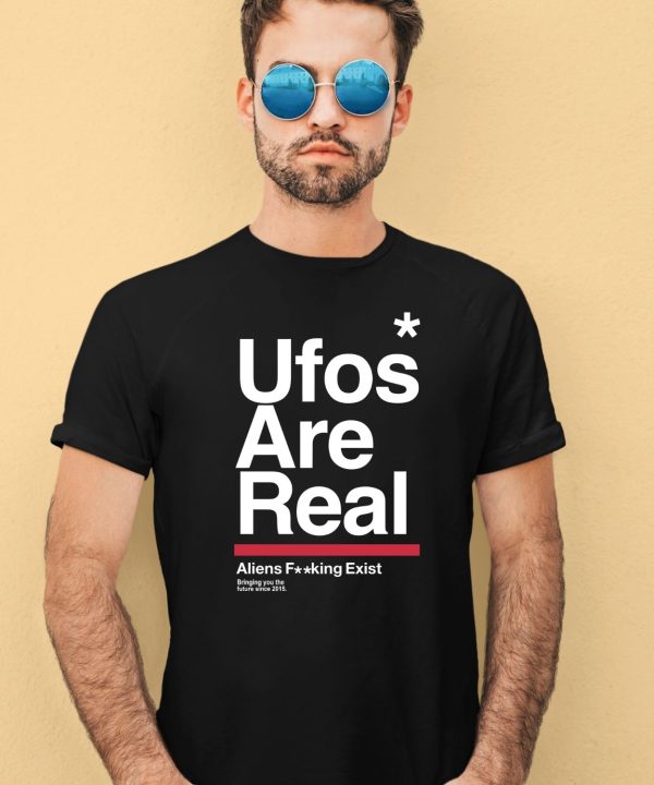 Tom Delonge Wearing Ufos Are Real Aliens Fucking Exist Shirt