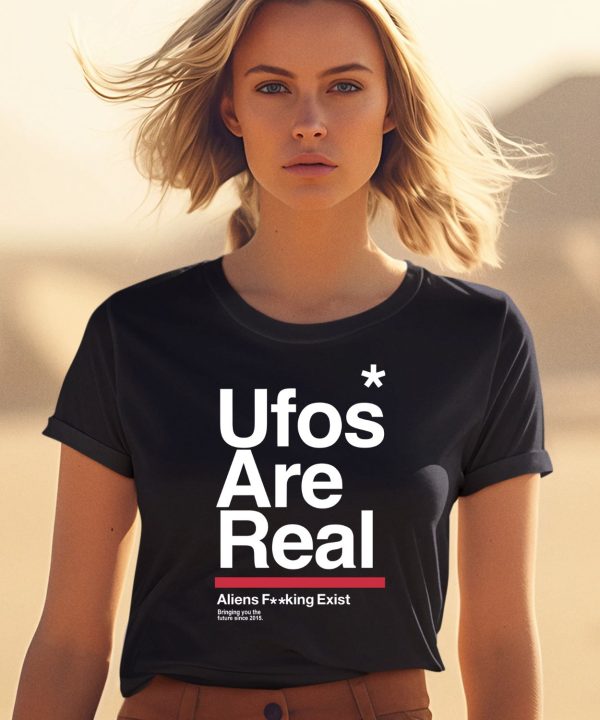 Tom Delonge Wearing Ufos Are Real Aliens Fucking Exist Shirt2