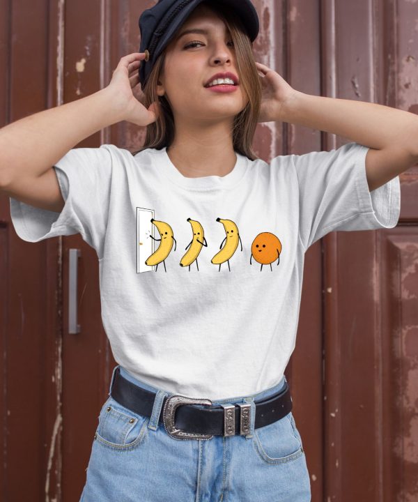 3 Bananas And Orange Knock Knock Shirt2