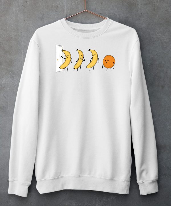 3 Bananas And Orange Knock Knock Shirt5