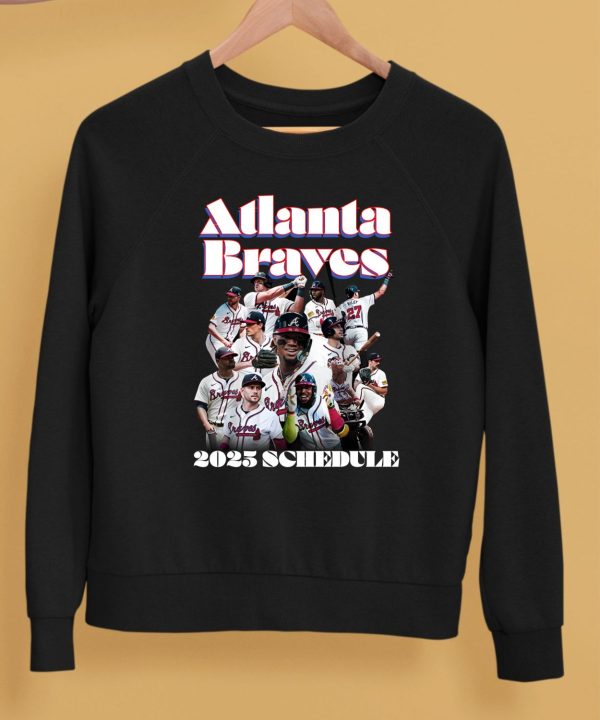 Atlanta Braves 2025 Schedule Shirt5