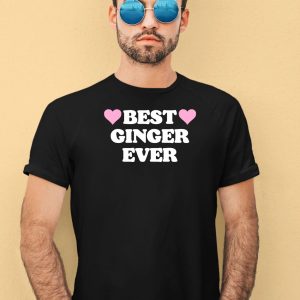 Best Ginger Ever Hearts Shirt