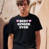 Best Ginger Ever Hearts Shirt0