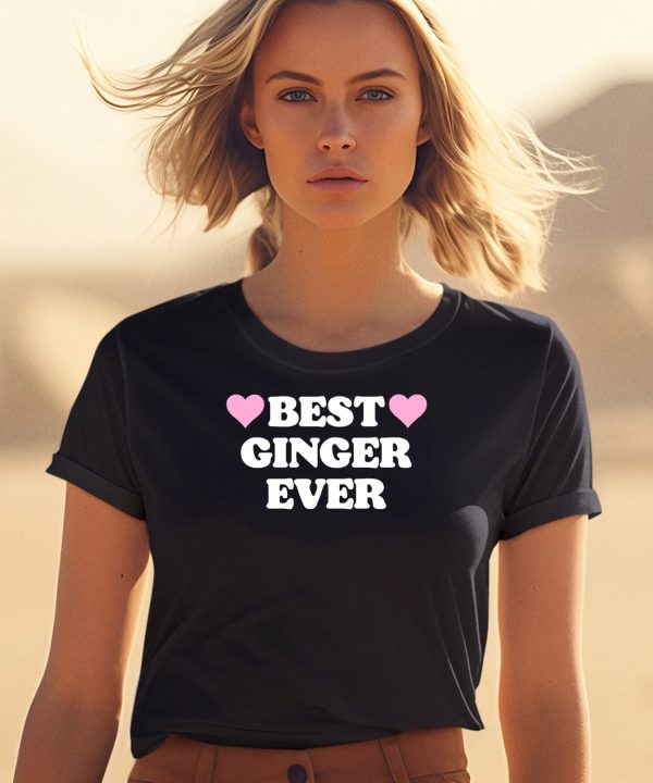 Best Ginger Ever Hearts Shirt2