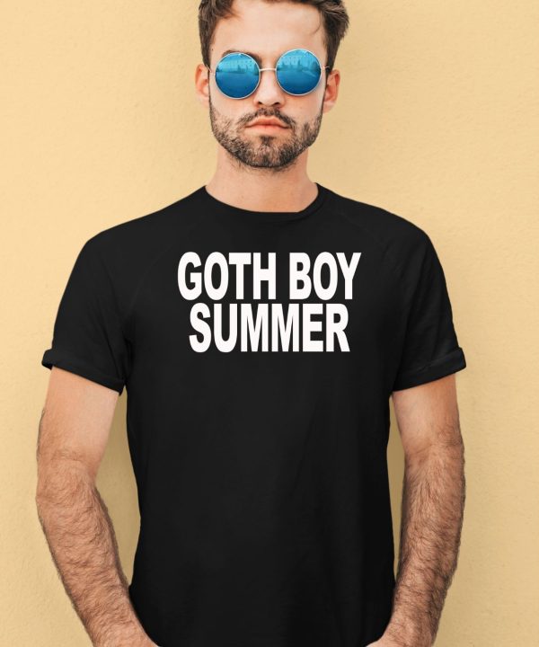 Billy Goth Thornton Wearing Goth Boy Summer Shirt1