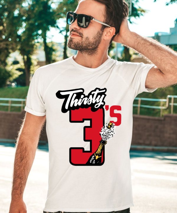 Bubba Wallace Wearing Thirsty 3S Shirt3