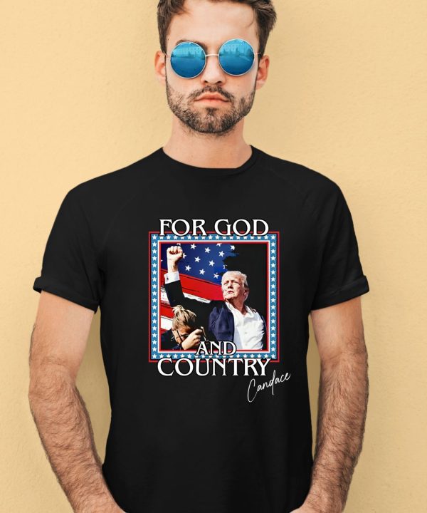 Candace Owens For God And Country Shirt