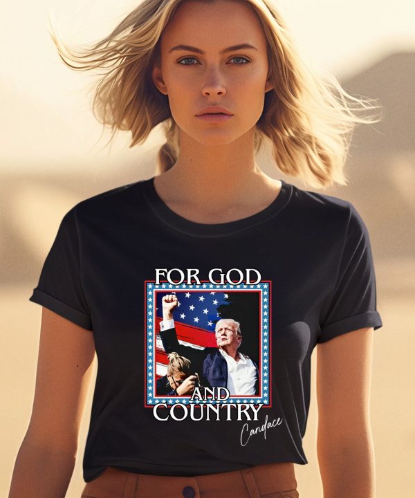 Candace Owens For God And Country Shirt2