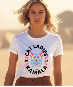 Cat Ladies For Kamala 2024 Shirt1