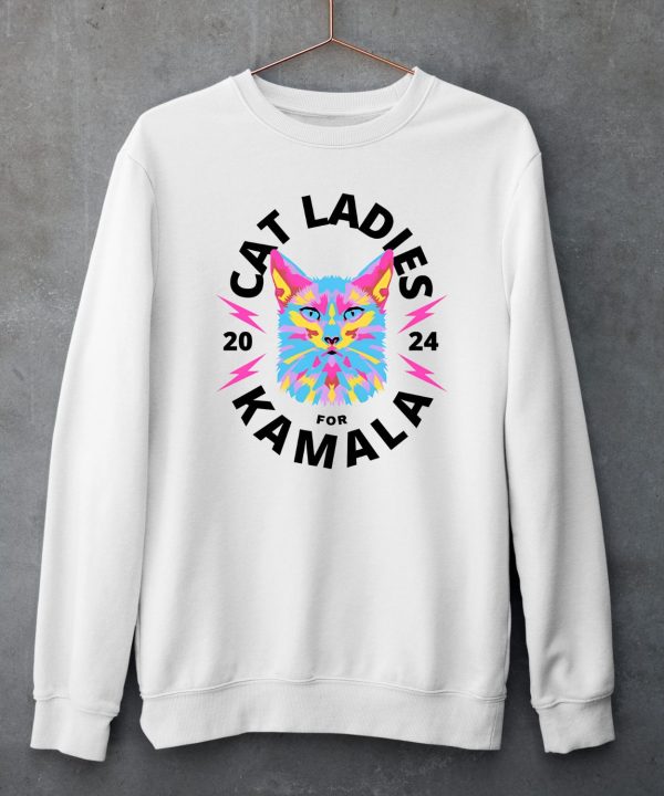 Cat Ladies For Kamala 2024 Shirt5