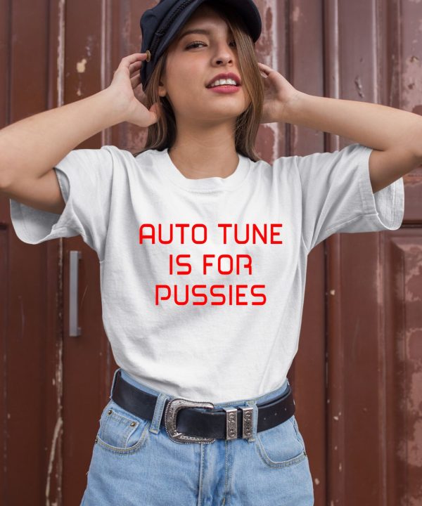 Christina Aguilera Wearing Auto Tune Is For Pussies Shirt2