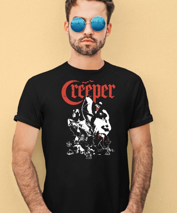 Creeper Branca Vampire Vest Shirt