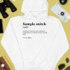 Definition Of Sample Snitch Shirt4