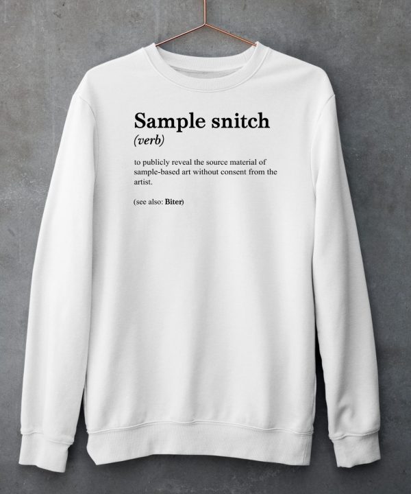 Definition Of Sample Snitch Shirt5