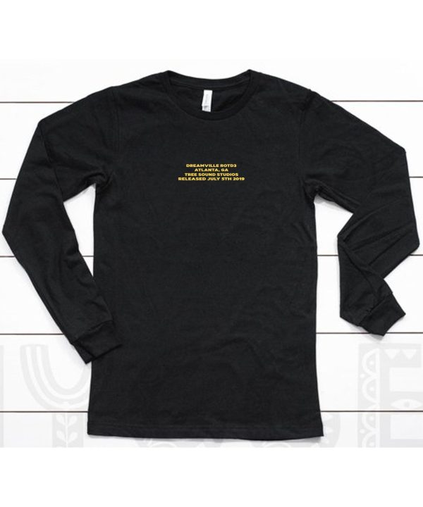 Dreamville Rotd3 5 Year Anniversary Shirt6