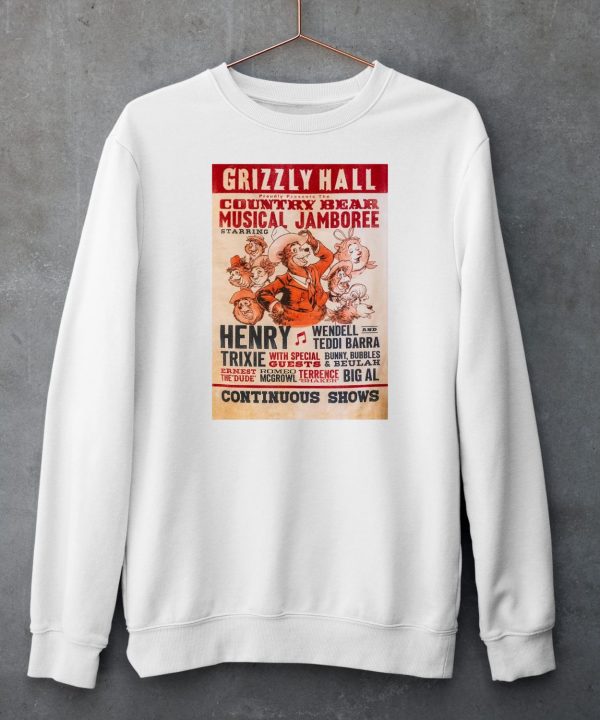 Grizzly Hall Proudly Presents The Country Bear Musical Jamboree Shirt5