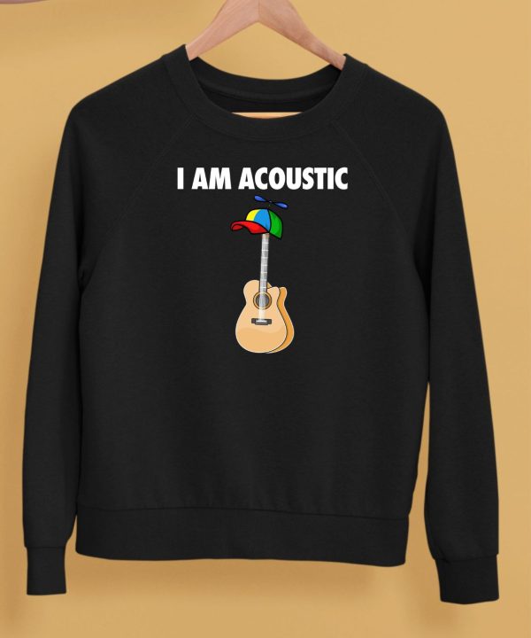 I Am Acoustic Guitar Shirt5