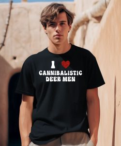 I Love Cannibalistic Deer Men Shirt0