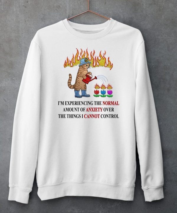 Im Experiencing The Normal Amount Of Anxiety Over The Things I Cannot Control Shirt5